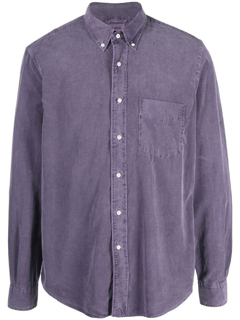 corduroy button-down shirt