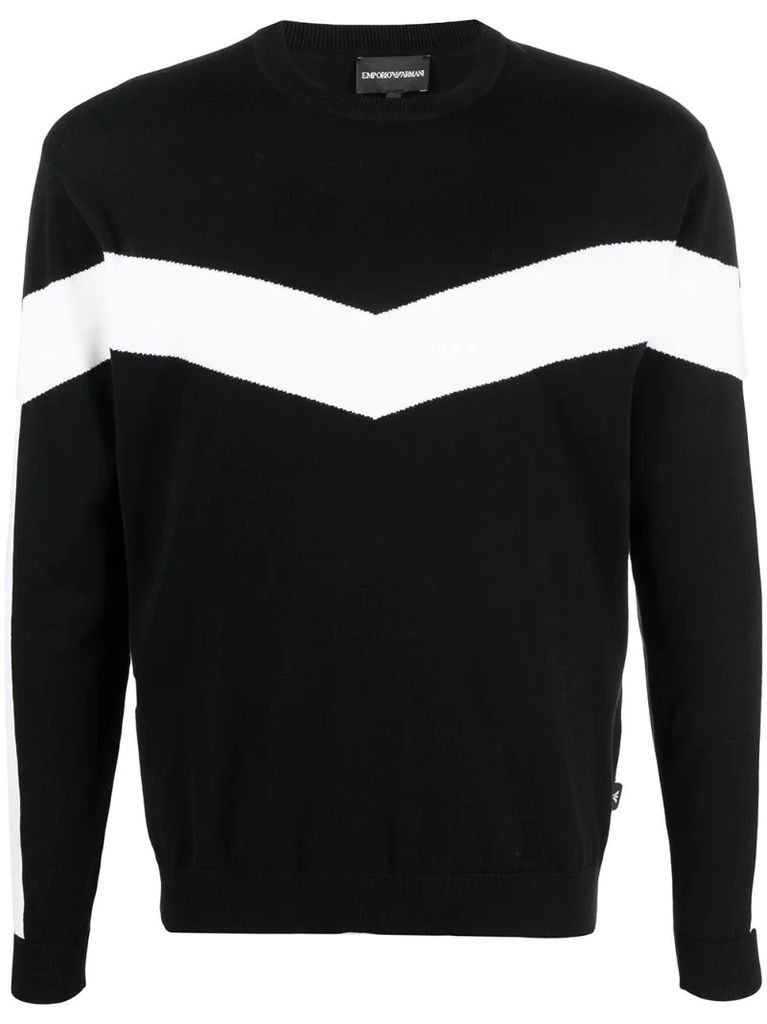 two-tone jumper