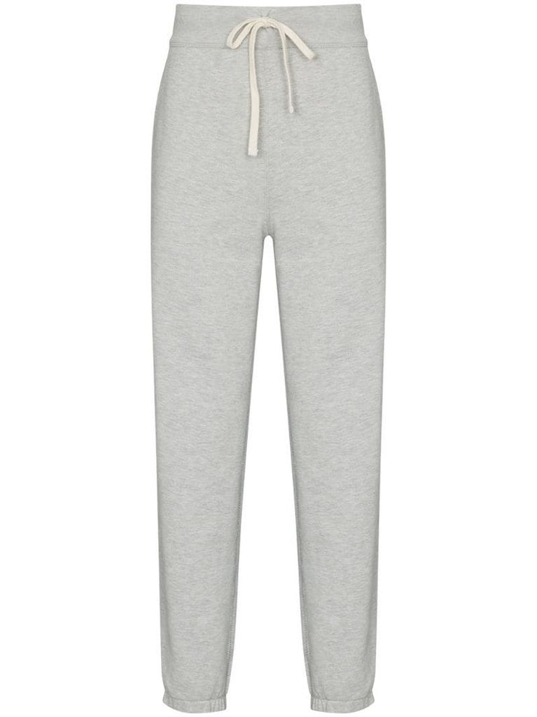 drawstring-waist track pants