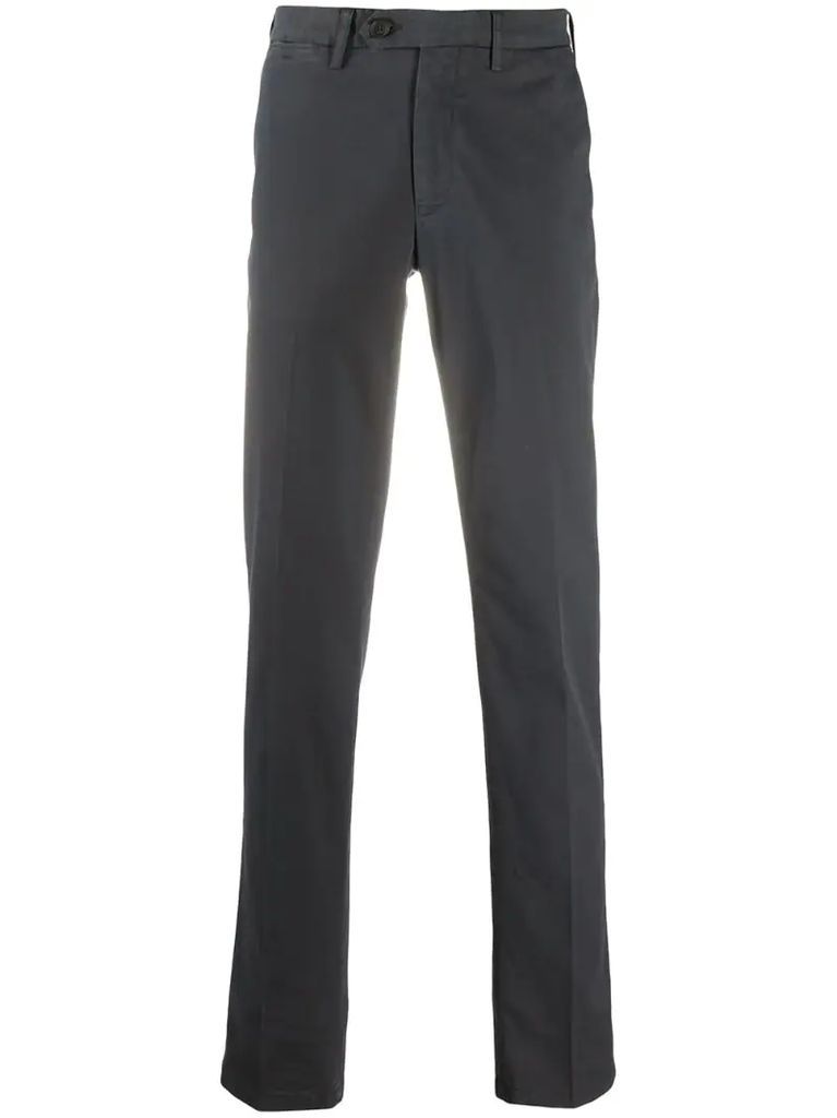 tailored slim-fit trousers