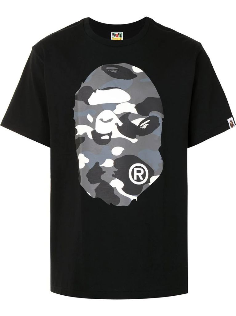 camouflage ape face cotton T-shirt