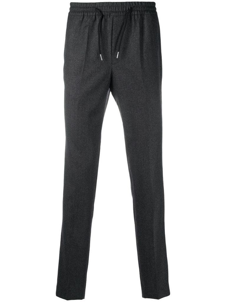 drawstring tailored trousers