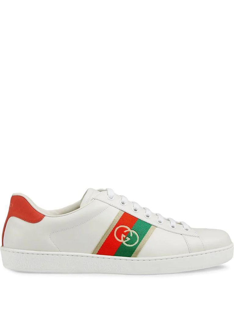 leather Ace sneakers