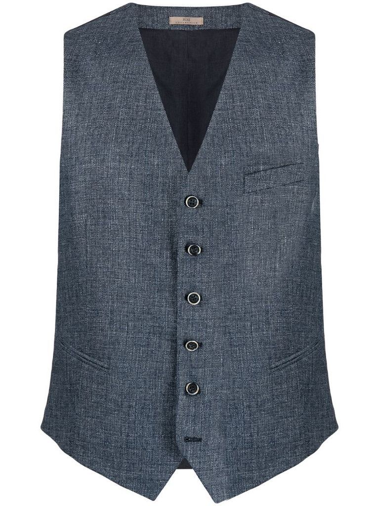 button-up waistcoat