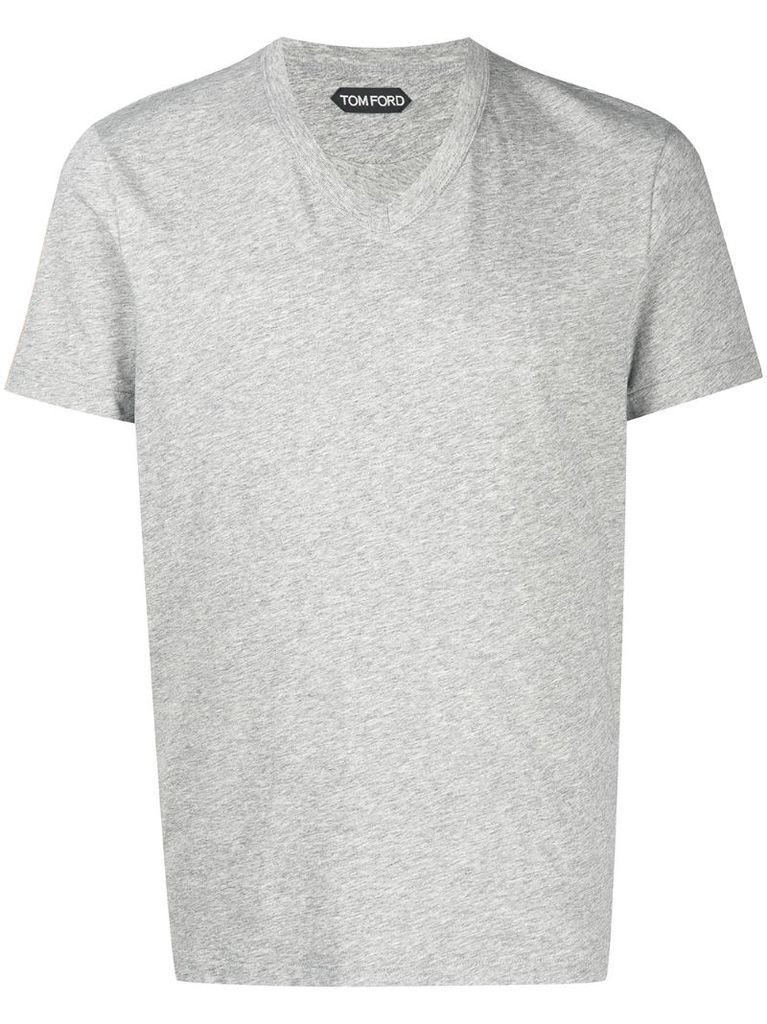 V-neck short-sleeve T-shirt