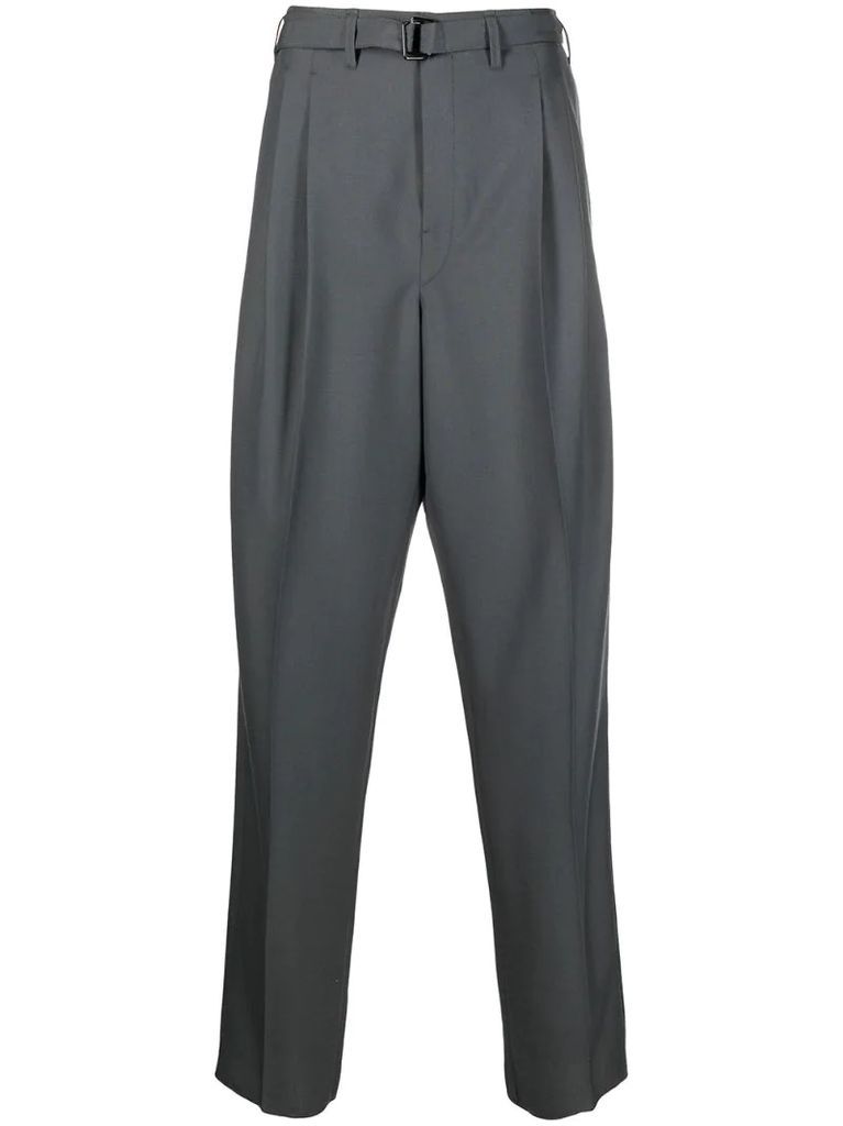 loose fit tailored trousers