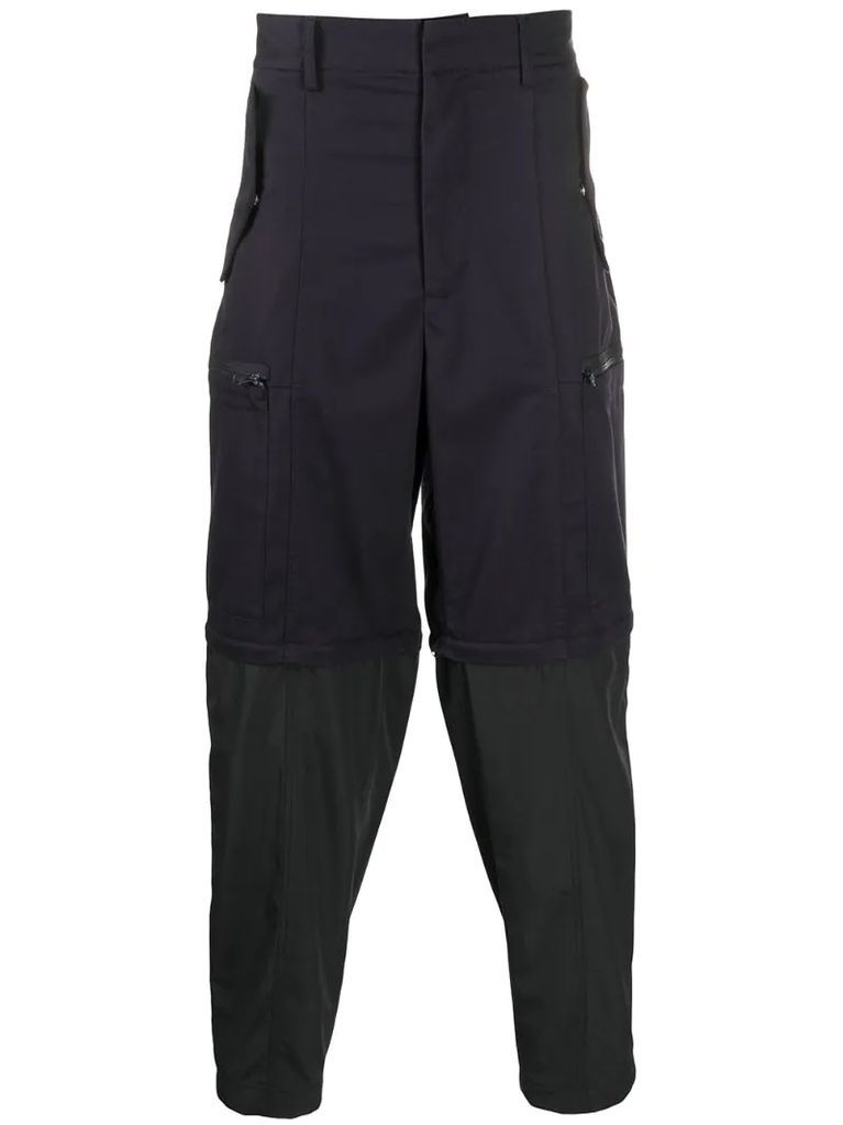 relaxed-fit cargo trousers