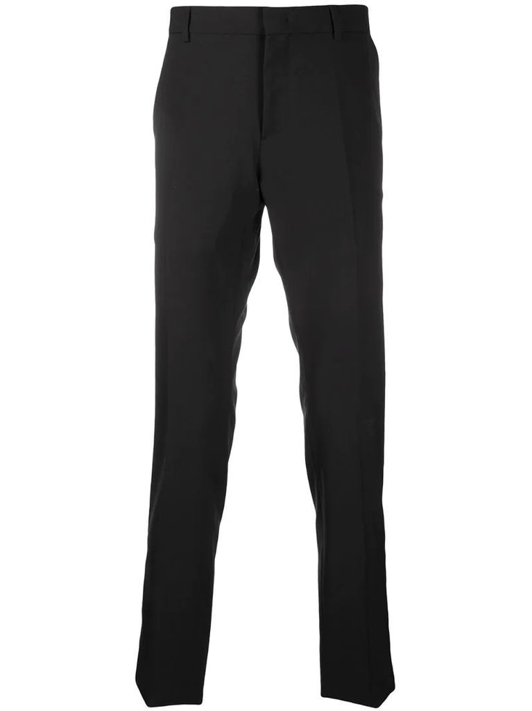 logo-print tailored trousers