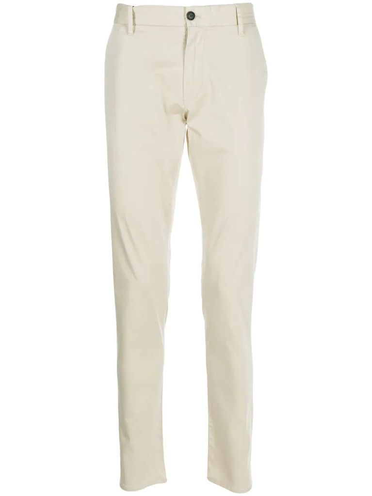 slim-fit chino trousers