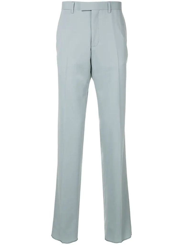light blue formal trousers