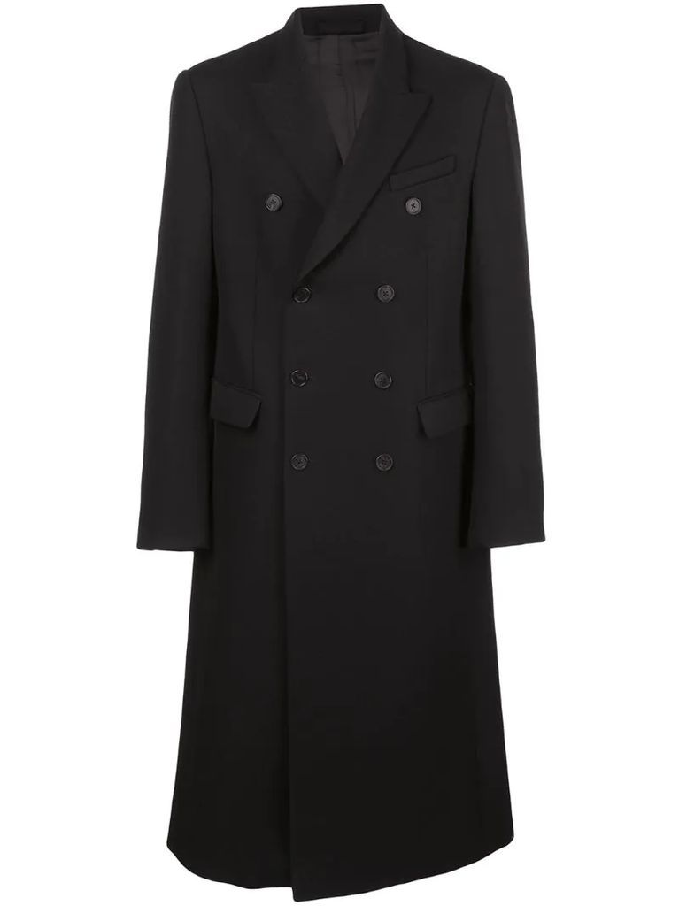 x The Woolmark Company Release 05 double-breasted overcoat