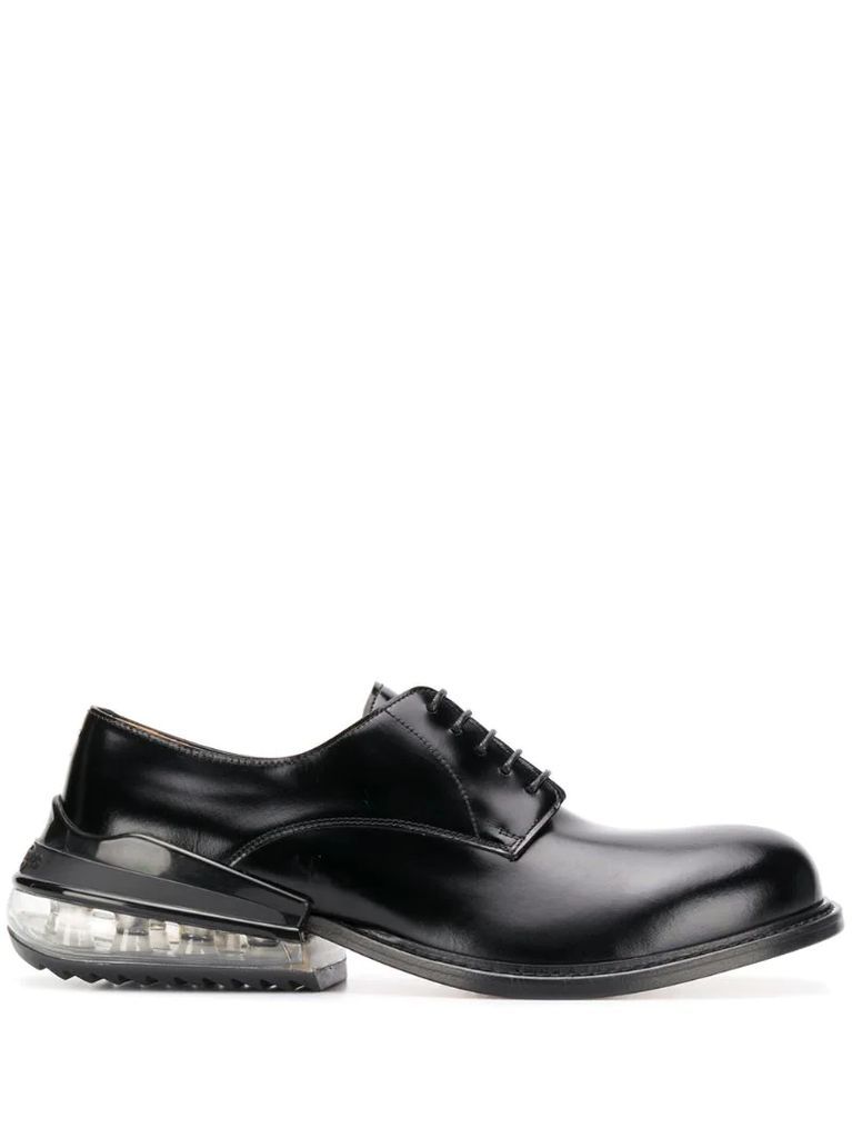 clear heel Derby shoes