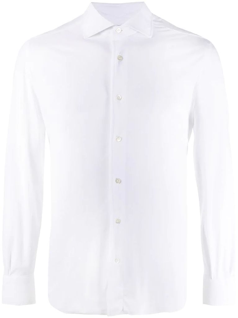 plain buttoned shirt
