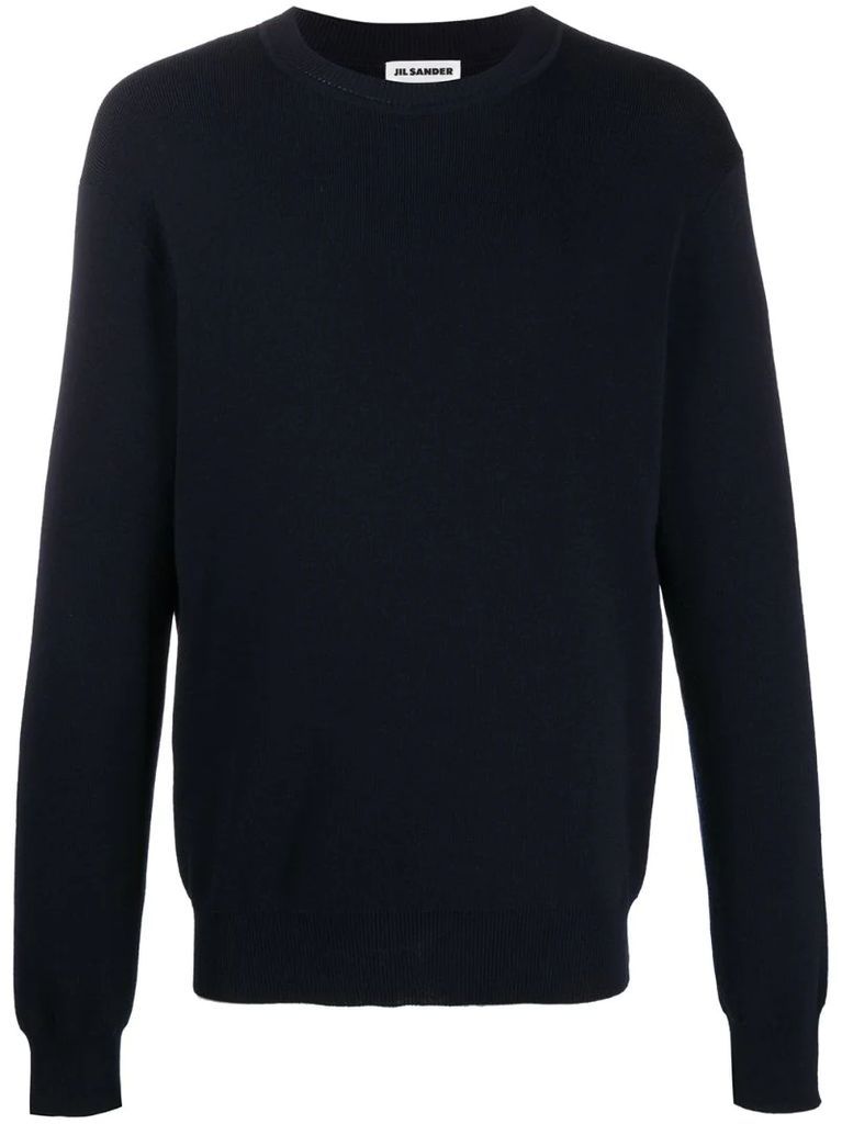 ribbed knit jumper