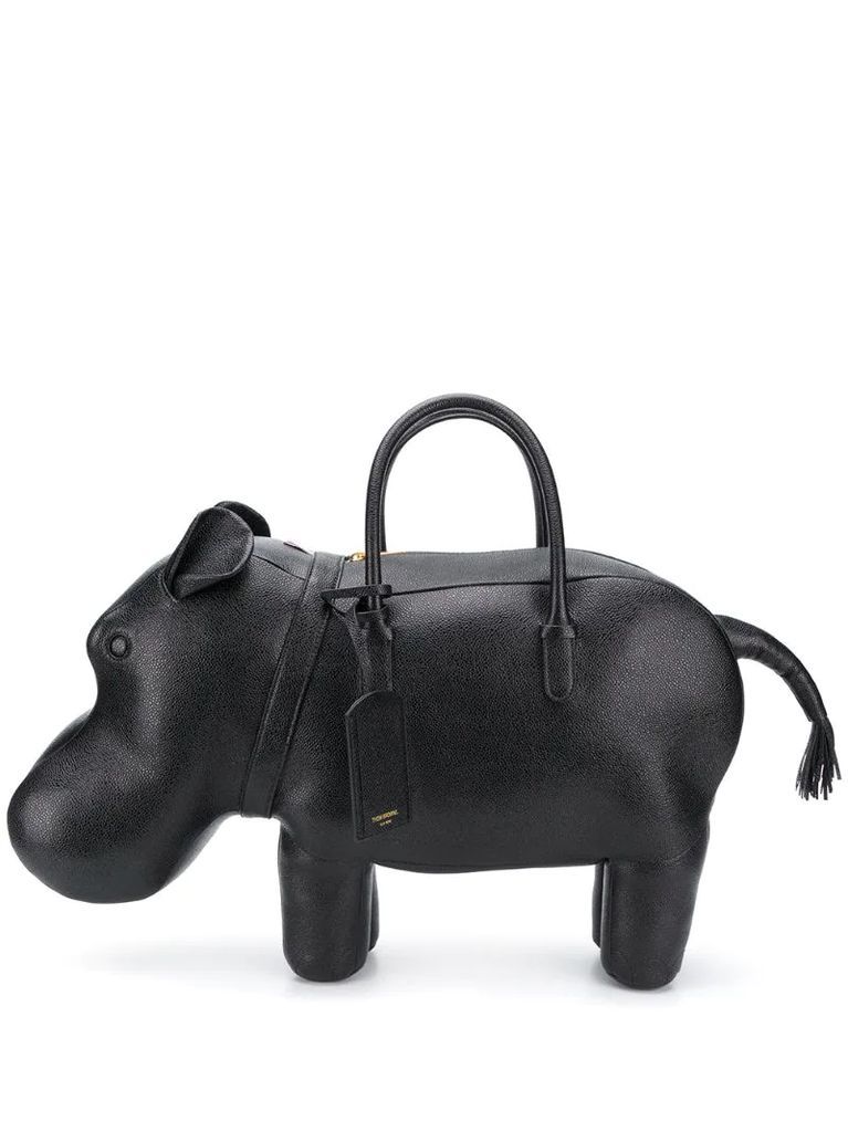 hippo-shaped tote