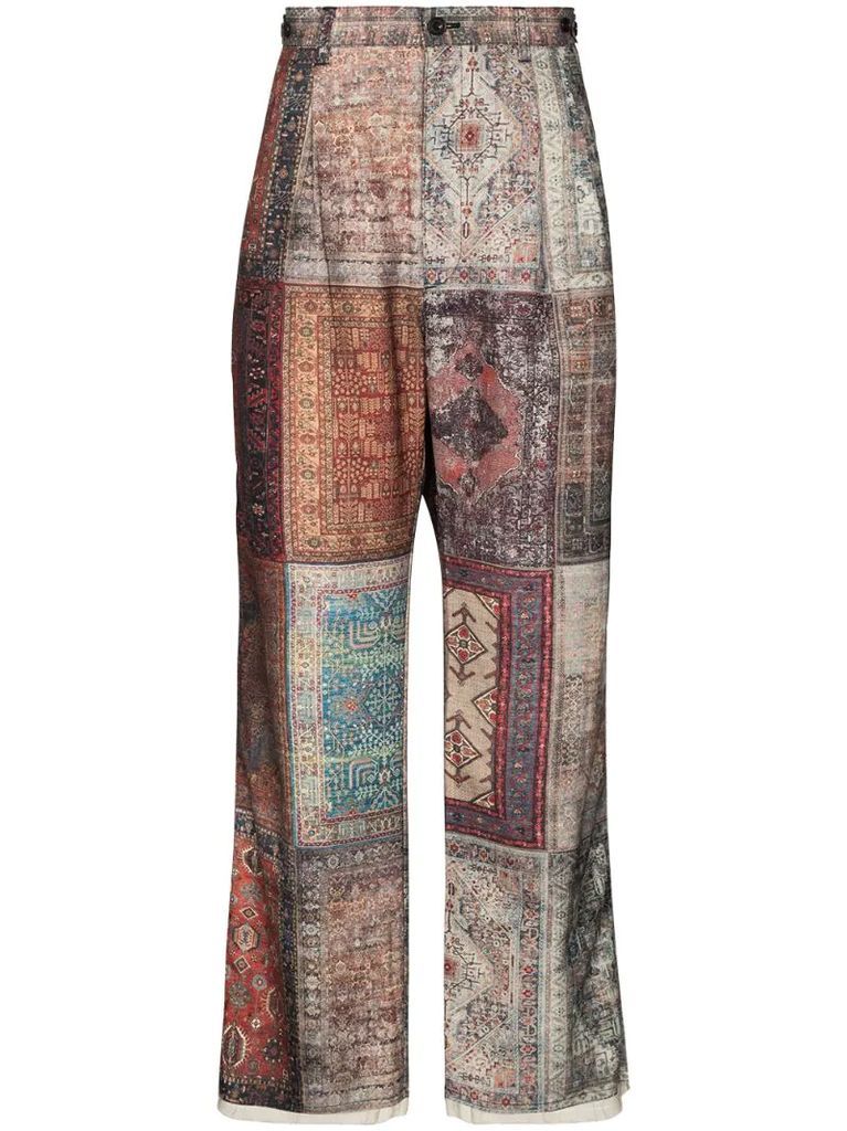 Personal patchwork trousers