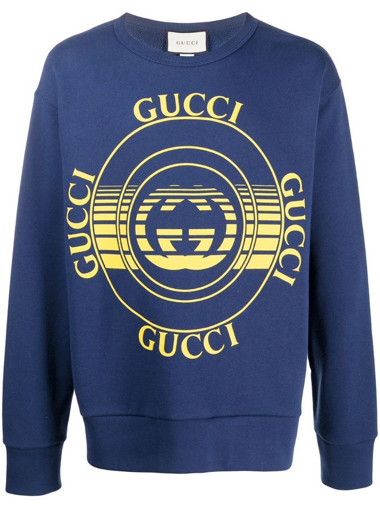 Interlocking G logo print sweatshirt
