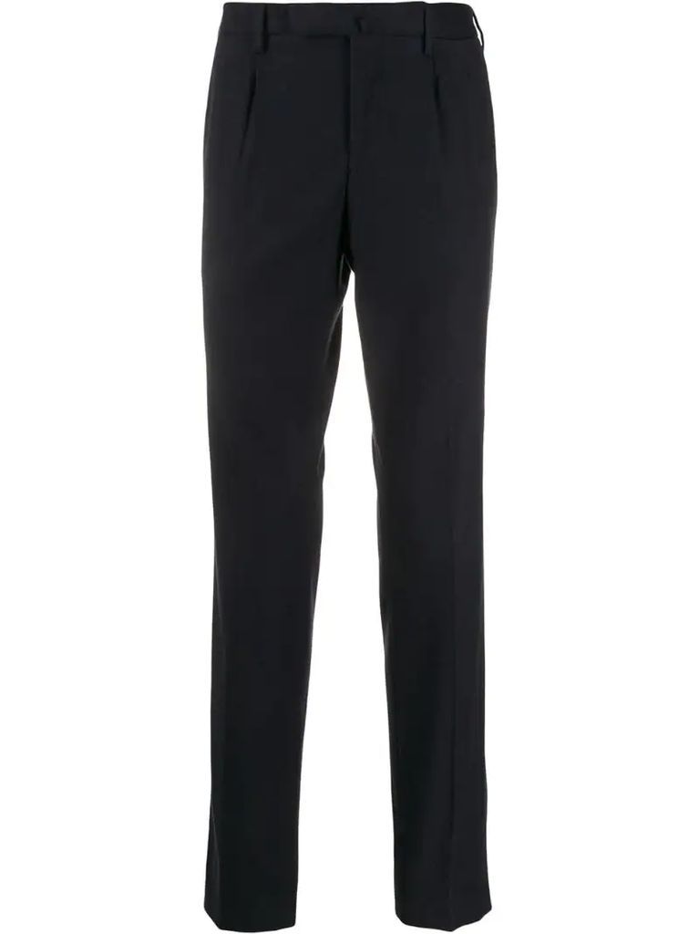tapered tailored trousers