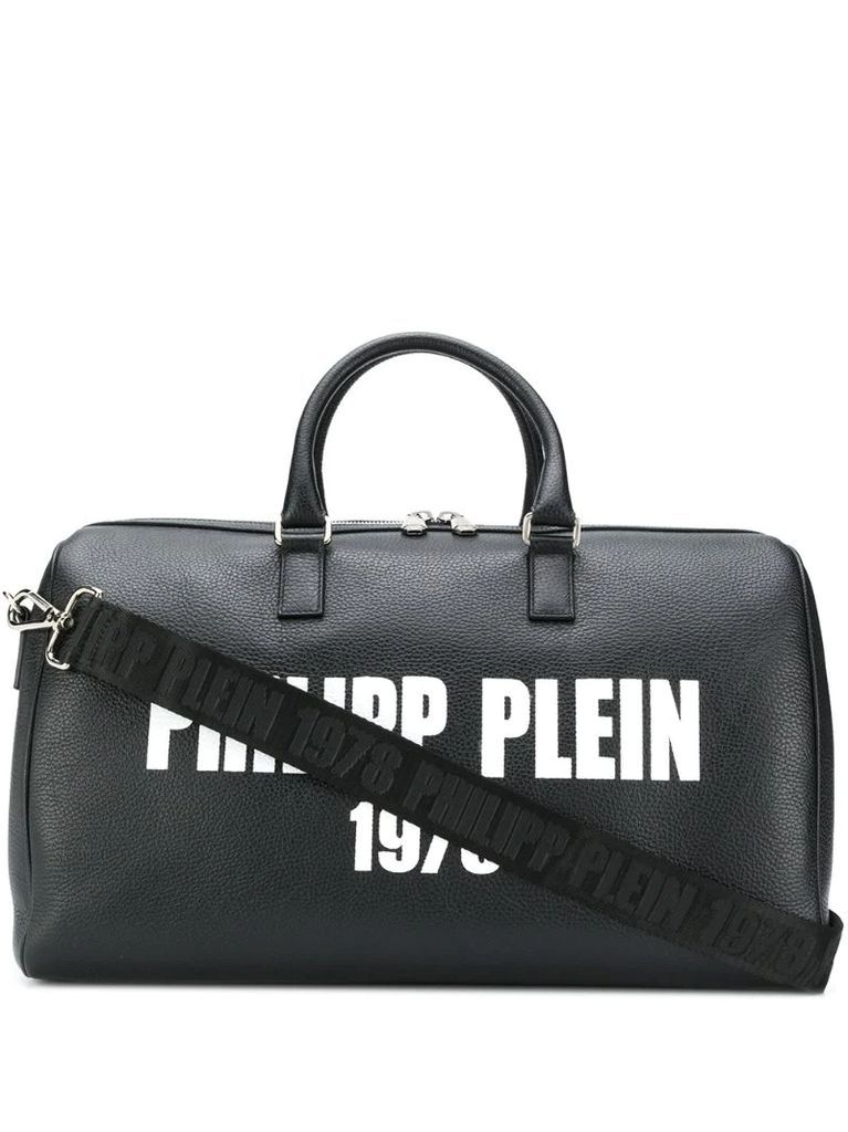 medium logo print holdall