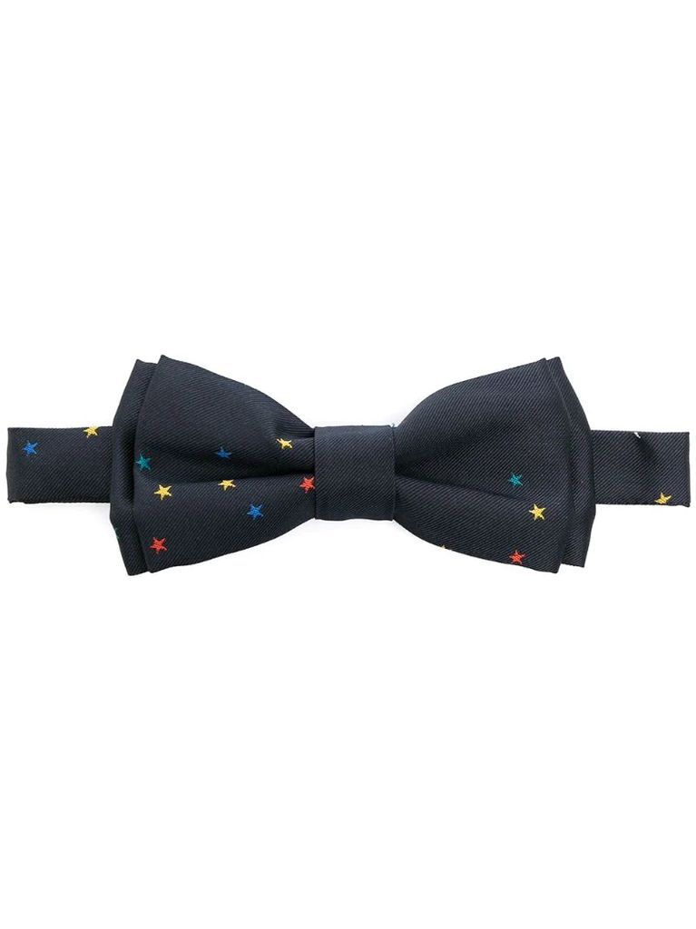 star-print bow tie
