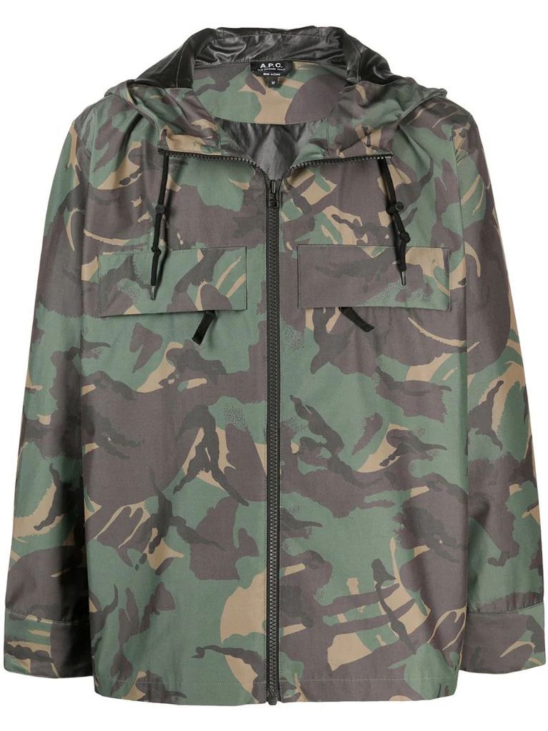 Samy camouflage print jacket