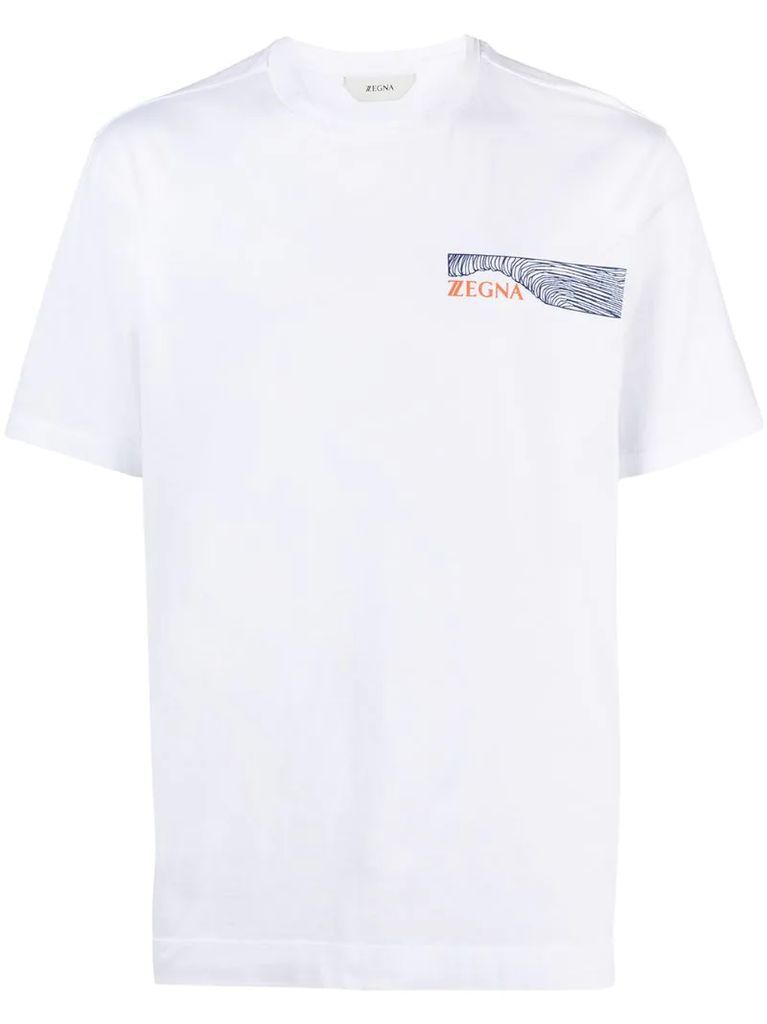 logo patch crew-neck T-shirt