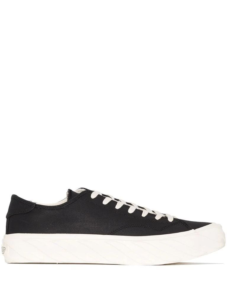 carbon canvas low sneakers