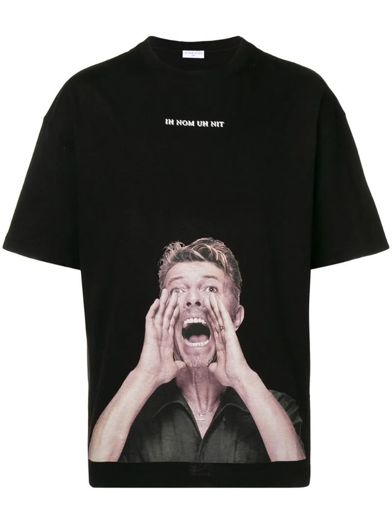 David Bowie print T-shirt