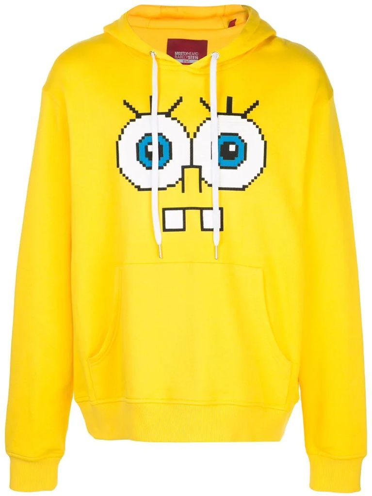 Snaggle Teeth motif hoodie