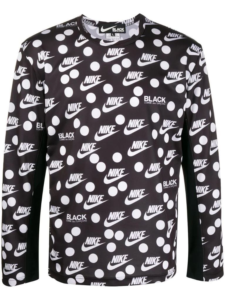x Nike logo long-sleeve top