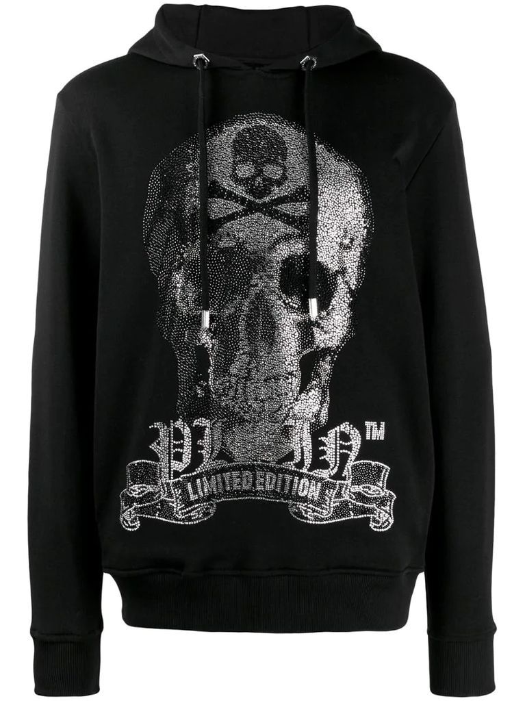 Skull logo hoodie