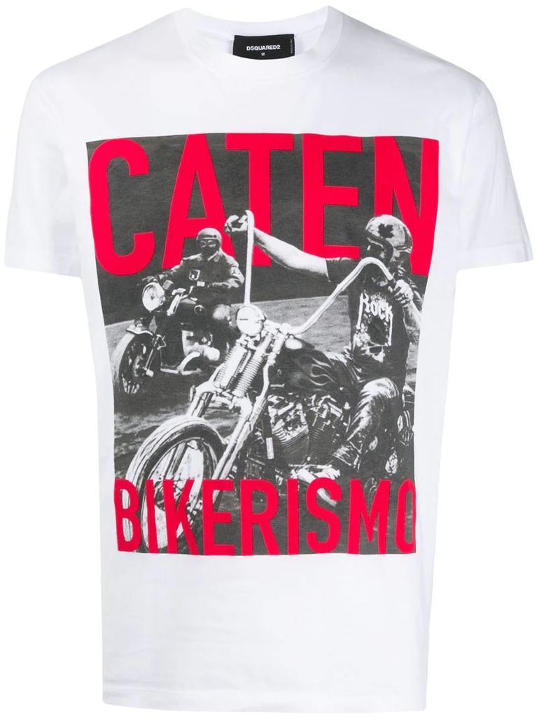Caten Bikerismo print T-shirt