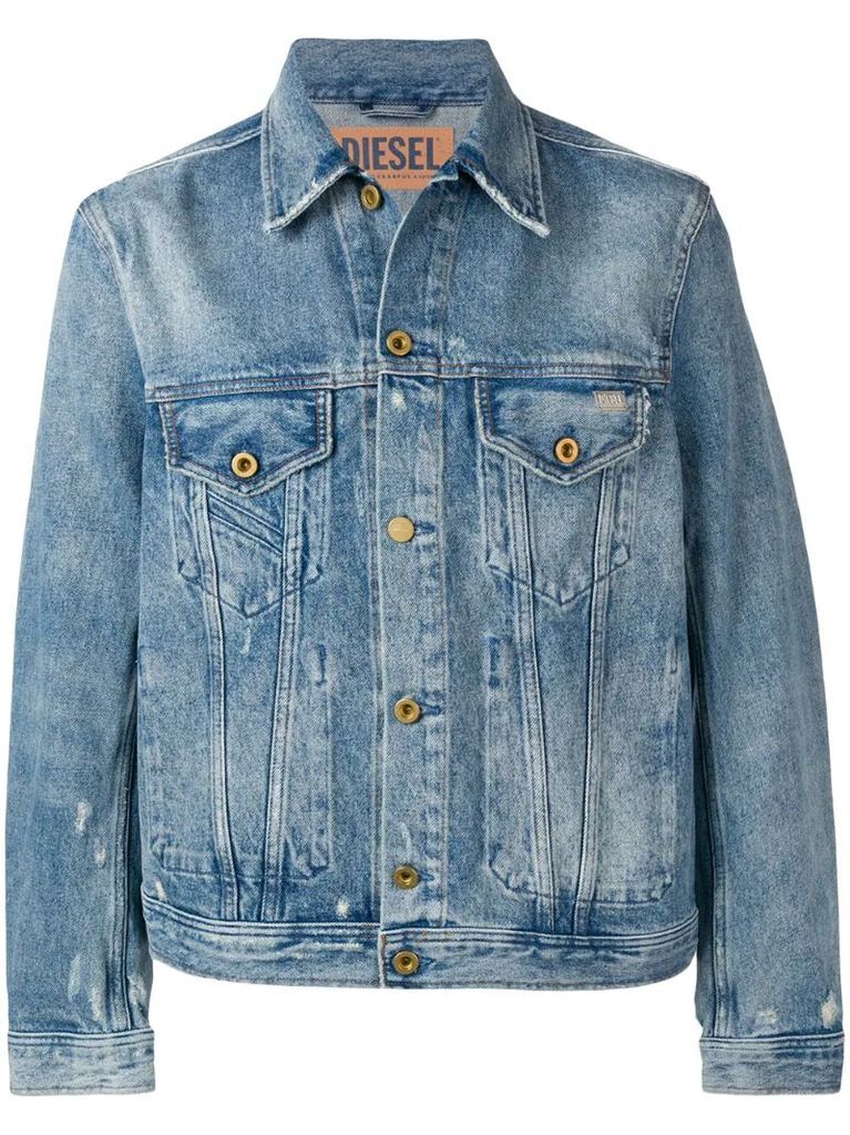 stonewashed denim jacket