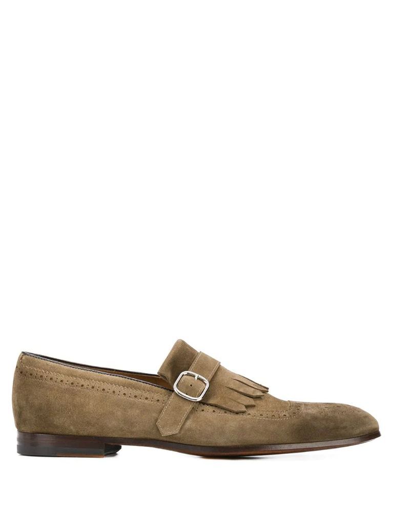 Kilty buckled loafers