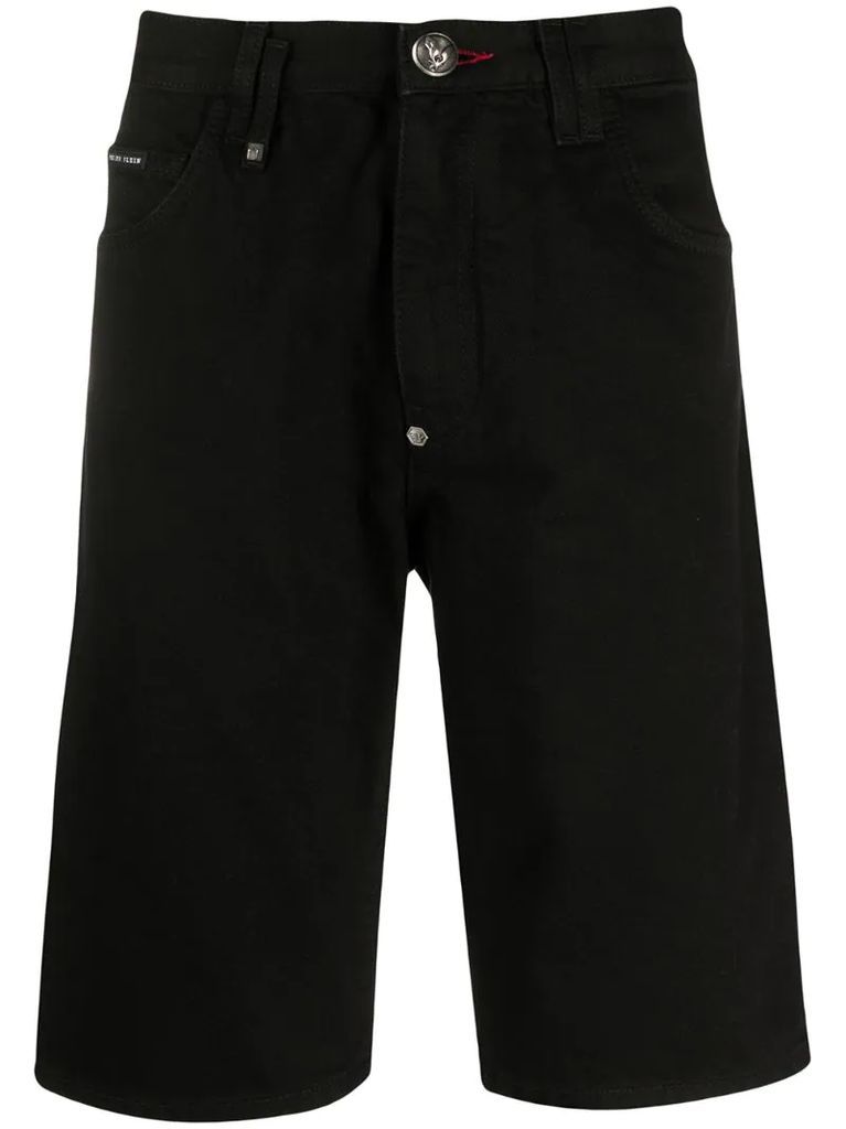 Bermuda jean shorts