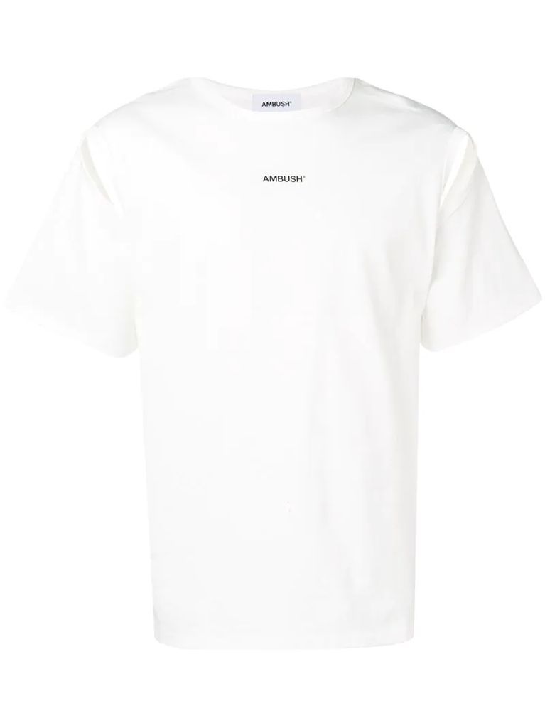 slit sleeve T-shirt