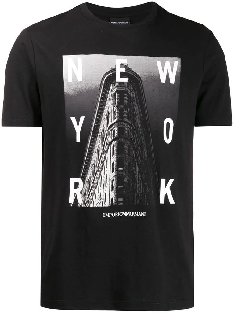 New York print T-shirt