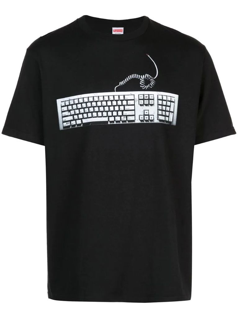keyboard print T-shirt