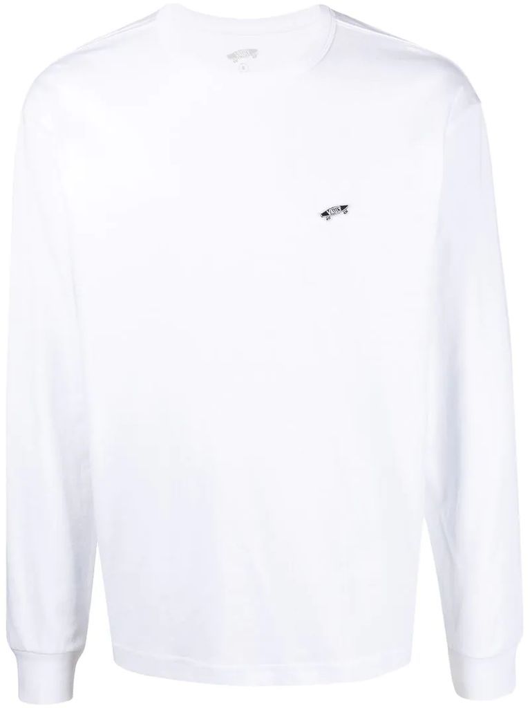 embroidered-logo cotton sweatshirt