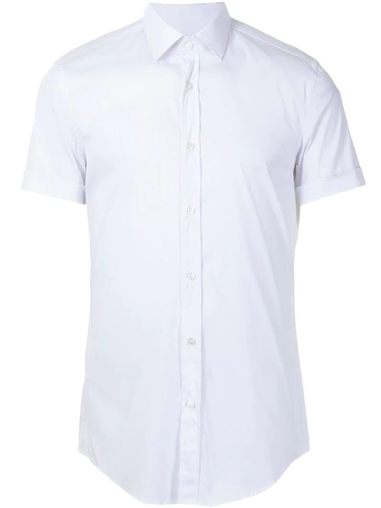 short sleeve button-up shirt