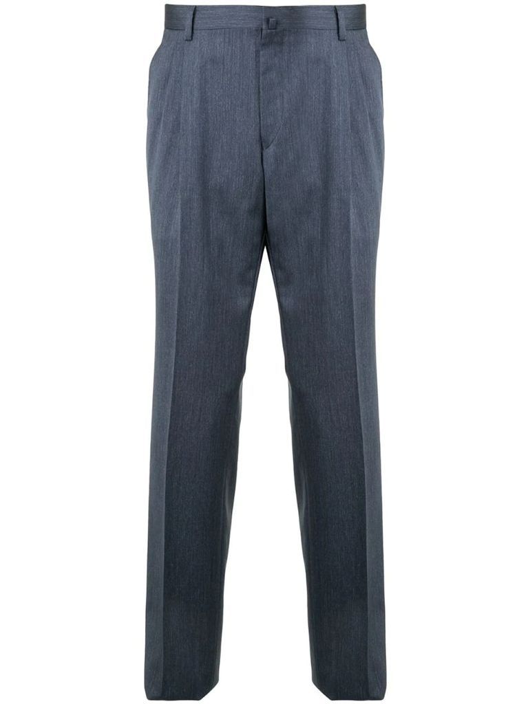 straight-leg trousers