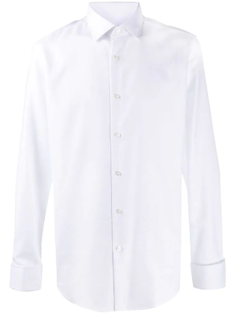 Micro-Structured Slim-Fit shirt