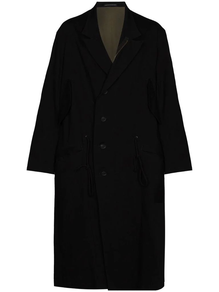 oversized button-up coat