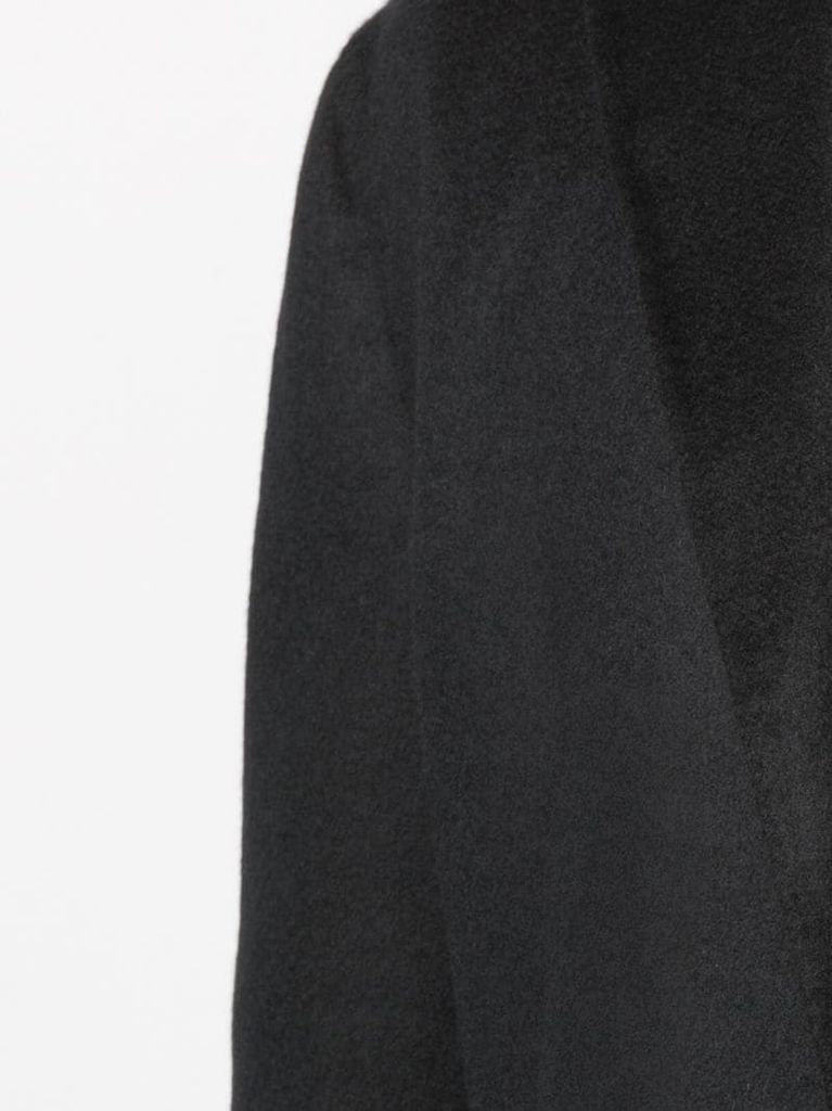 single-breasted cashmere blazer