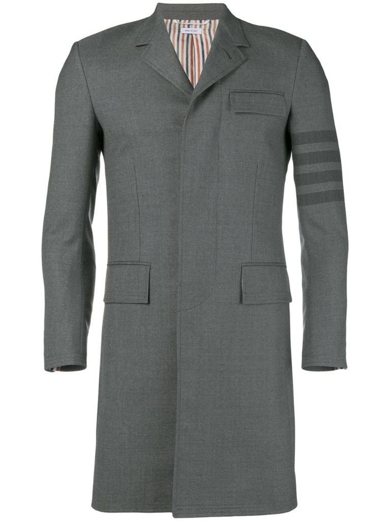 4-Bar mid-length coat
