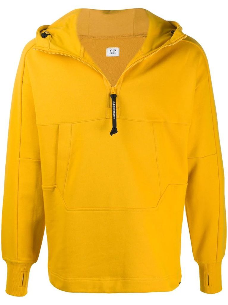 half zip hoodie
