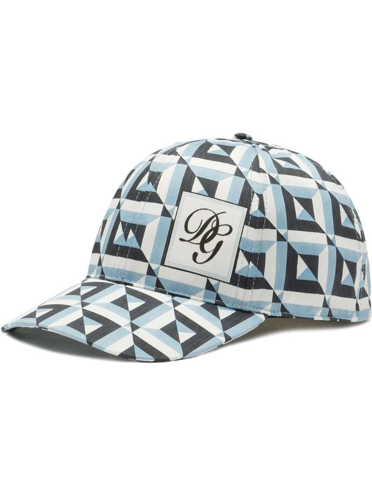 geometric-pattern baseball cap