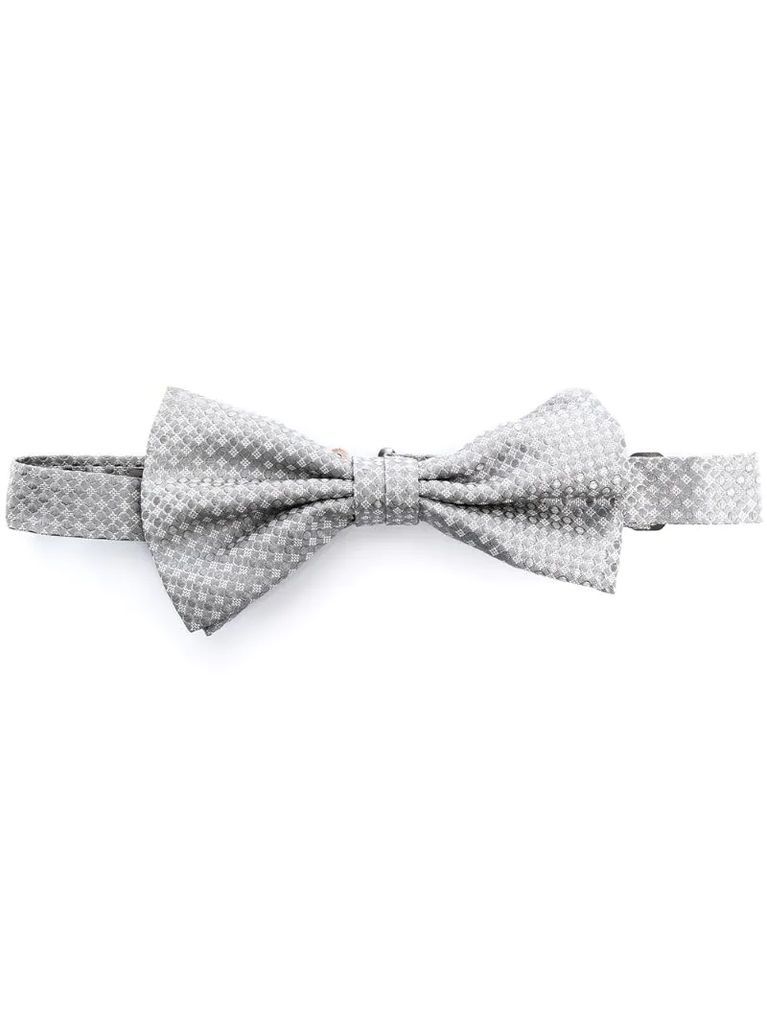 embroidered bow tie