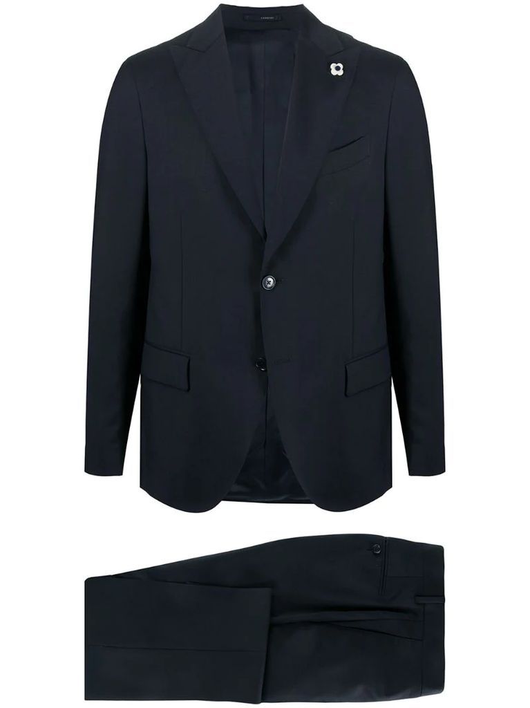two-piece fitted suit