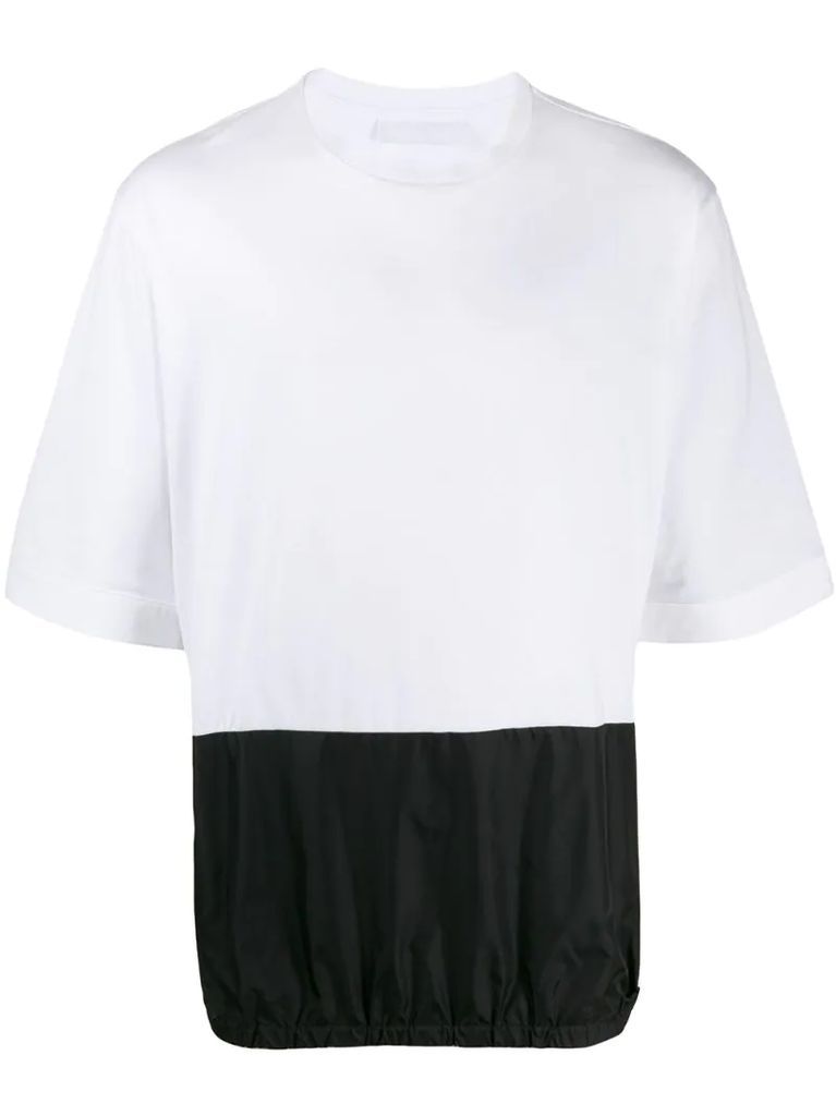 two-toned oversized T-shirt